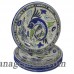 Le Souk Ceramique Aqua Fish Stoneware 11" Dinner Plate LSQ2060